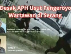 Wartawan Dikeroyok Saat Liput Sidak KLHK di Serang, PJS Desak APH Tangkap Pelaku Kekerasan