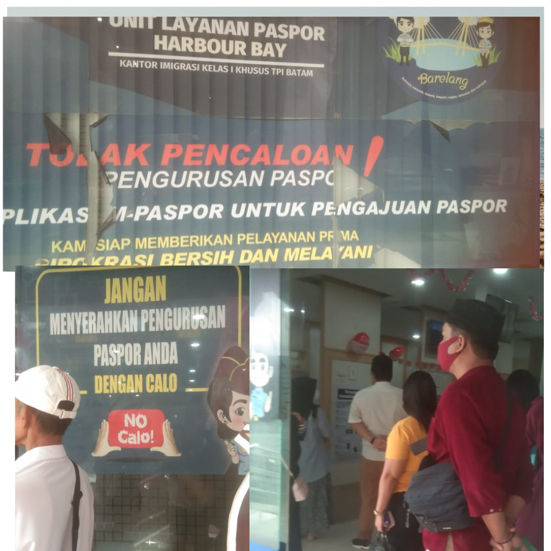 Masyarakat Resah dengan Calo Paspor di Harbourbay Batu Ampar, Diminta Ditindak Tegas