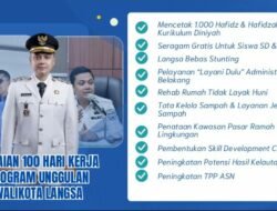 Capaian 100 Hari Kerja dan Realiasasi 22 Program Langsa Juara