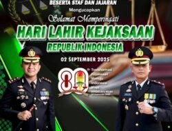 Kapolres Aceh Timur Ucapkan Selamat Hari Lahir Kejaksaan RI Ke-80 Tahun 2025