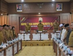 Gubernur Aceh Buka Sekaligus Pimpin Rapat Kerja Bupati dan Walikota se-Aceh 2025