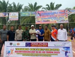 Wakil Bupati Aceh Timur Buka Turnamen Bola Volly se-Kecamatan Julok, T. Zainal Abidin : Lapangan Volly Bukan Ajang “Karu” Antar Tim.