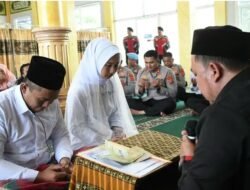 Polres Aceh Timur Fasilitasi Tahanan Satresnarkoba Melaksanakan Akad Nikah