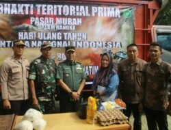 Bhakti Teritorial Prima Pasar Murah Meriahkan HUT TNI ke-80 di Kecamatan Birem Bayeun