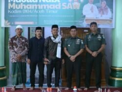 Peringati Maulid Nabi SAW 1447H, Kodim 0104/Atim Gaungkan Teladan Akhlak Rasulullah untuk Personel TNI