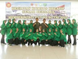Semangat Kebersamaan Warnai Senam Massal HUT ke-80 TNI di Kota Langsa