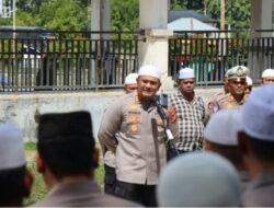 Kapolres Aceh Timur Pimpin Langsung Amankan Gema Sholawat Untuk Solidaritas Kemerdekaan Palestina