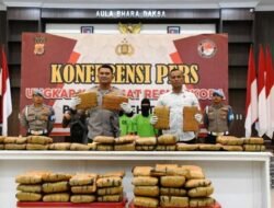 Polres Aceh Timur Gagalkan Penyeludupan 67 Kg Ganja, 2 Pelaku Diamankan