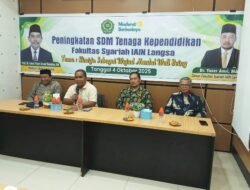 Warek I IAIN Langsa : Jangan Cepat Ngambek dalam Bekerja