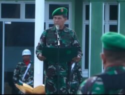 Kodim 0104/Aceh Timur Gelar Upacara Tujuh Belasan: Wujudkan TNI Prima, Rakyat, dan Indonesia Maju
