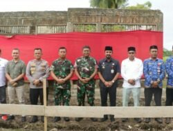 Danrem Lilawangsa Peletakan Batu Pertama Pembangunan Koperasi Merah Putih