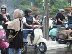 Dalam Memeriahkan HUT Pemko Langsa Ke-24 Puluhan Skuteris Rolling Thunder Konvoi