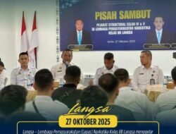 Rapat Dinas Perdana, Kalapas Kelas IIB Narkotika Langsa Bahas Arah dan Komitmen Kerja