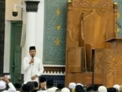 Wakil Bupati Aceh Timur Hadiri Safari Subuh Ke-401 di Mesjid Raya Baiturrahman Banda Aceh.