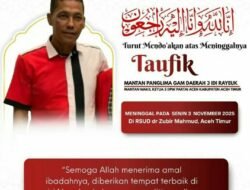 Wakil Bupati Aceh Timur Turut Belasungkawa Atas Meninggalnya Mantan Panglima GAM Daerah 3 Idi