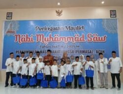 Perkumpulan Masyarakat Langsa (PERMASA) Gelar Maulid Nabi Muhammad SAW 1447 H Sekaligus Santuni Anak Yatim