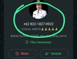 Waspadai Nama Wabup Aceh Timur Dicatut Untuk Modus Penipuan Melalui Via WhatsApp