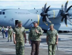 Pangdam Iskandar Muda Sambut Kedatangan Menteri Pertahanan RI ke Aceh