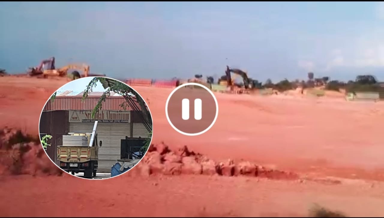 Disebut PT Sri Indah pada Proyek Pematangan Lahan di Simpang Petai Sambau, Pengawasan Disorot