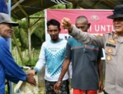 Sumur Bor Bantuan Polres Aceh Timur Siap Dipakai Oleh Warga Korban Banjir di Peureulak