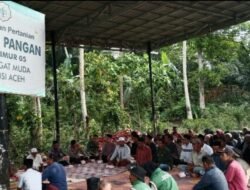 Babinsa Koramil 15/Peureulak Barat Hadiri Kenduri Blang, Wujud Sinergi TNI dan Masyarakat