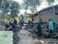 Putus Akibat Bencana, Kini Tengah Dibangun Kembali: Jembatan Gantung Batu Sumbang–Pante Kera