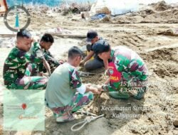 Pembangunan Jembatan Gantung Batu Sumbang–Pante Kera Terus Dikebut