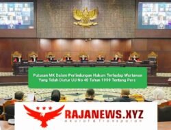 Putusan Mahkamah Konstitusi Tentang Perlindungan Hukum Terhadap Wartawan Yang di Atur Dalam UU No 40 Tahun 1999 Tentang Pers