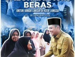 Pemko Langsa Mulai Bagikan Bantuan Beras 10 Kg Dalam Program BLP Kepada Janda Lansia
