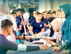 Lapas Kelas IIB Narkotika Langsa Fasilitasi Pemeriksaan Kesehatan Taruna Poltekpin