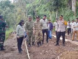 TMMD ke-127 Kodim 0624 Kabupaten Bandung Bersama Bupati Bandung Kang DS,Bangun Jalan Tembus Perbatasan Cianjur di Cipelah