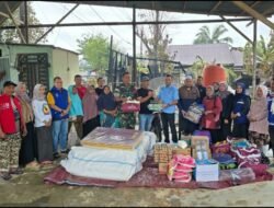 Penyaluran Bantuan Masa Panik Pemko Langsa kepada Korban Kebakaran di Gampong Blang