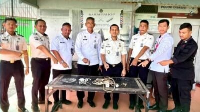 Lapas Narkotika Kelas IIB Langsa Dalam Menjaga Kondusifitas Bulan Suci Ramadhan Gelar Razia Kamar Hunian