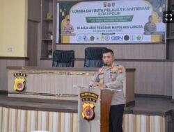 Polres Langsa Gelar Lomba Da’i Duta Pelajar Kamtibmas, Perkuat Sinergi Polri dan Generasi Muda