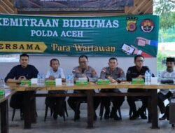 Polda Aceh Gelar Buber Bersama Ratusan Awak Media