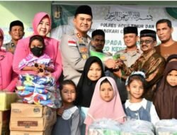 Kapolres Aceh Timur Bersama Bhayangkari Berbagi Berkah Ramadhan di Panti Asuhan Raudhatul Amal