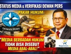 Dewan Pers Tegaskan Media Tidak Wajib Terverifikasi, Pakar Hukum: Jangan Mudah Sebut “Media Abal-Abal”