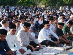 Walikota dan Wakil Walikota Langsa Shalat Idul Fitri 1447 H Bersama Ribuan Warga