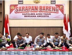 Sarapan Bersama, Cara Sederhana Kapolres Aceh Timur Perkuat Soliditas Internal