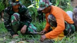 Satgas TMMD Reg ke-128 Lanjutkan Pembangunan RTLH, Fokus Perakitan Tulangan Besi