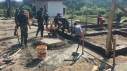 Langkah Cepat TMMD 128: Mal Pondasi Dibongkar, Pembangunan RTLH Berlanjut