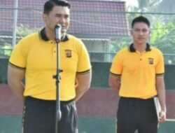 Kapolres Aceh Timur Pimpin Kesamaptaan Uji Fisik Jasmani Personil Periode I Tahun 2026