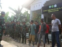 Apel Pagi TMMD Ke-128, Lettu Inf Muslimin Tekankan Disiplin dan Humanis kepada Masyarakat