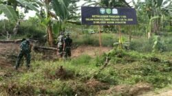 Satgas TMMD Kodim 0104/Atim Sulap Lahan Tidur Jadi Kebun Produktif di Alue Canang