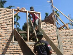 Kebersamaan Jadi Kunci, RTLH TMMD Ke-128 Capai Progres 40 Persen