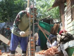 Satgas TMMD Ke-128 Tunjukkan Semangat, RTLH Sasaran 4 Capai Progres Signifikan