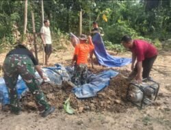 Satgas TMMD Ke-128 Sentuh Kebutuhan Warga, Pengeboran Air Bersih Masuki Tahap Awal