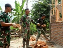 Satgas TMMD Ke-128 Kebut Pembangunan Rumah Ibu Mariana, Progres Sudah 50 Persen