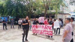Geurakan Bersama Rakyat Anti Korupsi : Kerusakan Hutan Aceh Timur Semakin Parah, PT. Sawit Nabati Indah Harus Bertanggung Jawab