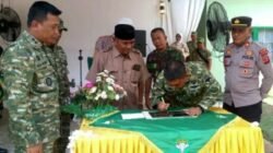 Danrem Brigjen TNI Ali Imran Resmikan Pos Koramil Darul Falah Aceh Timur.